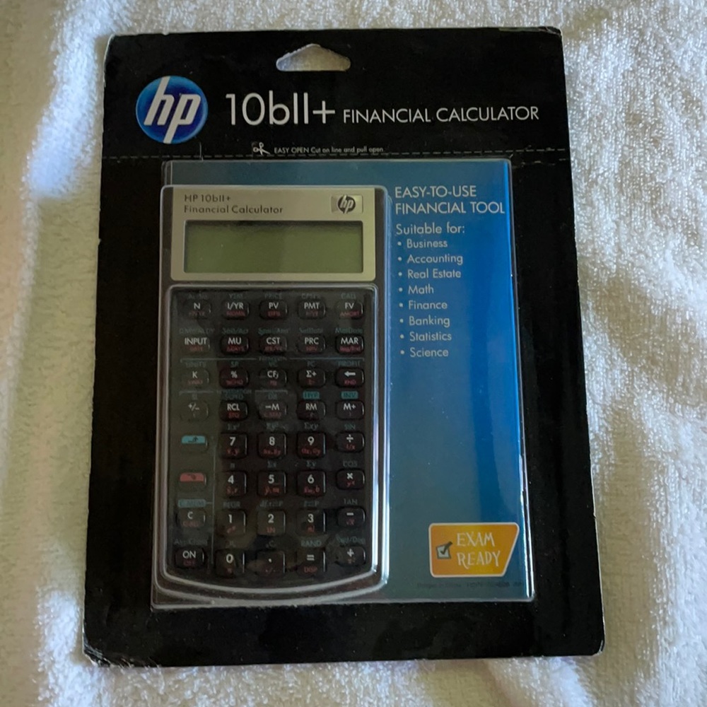 HP 10bll+ Financial Calculator